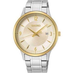 Seiko Classic Analog Quartz Hardlex Crystal